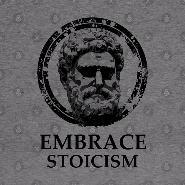 Embrace Stoicism Quote II by NoMans